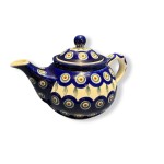 264 Bunzlau Theepot 0,9L 54X Green Stripes 264 Bunzlau Theepot 0,9L